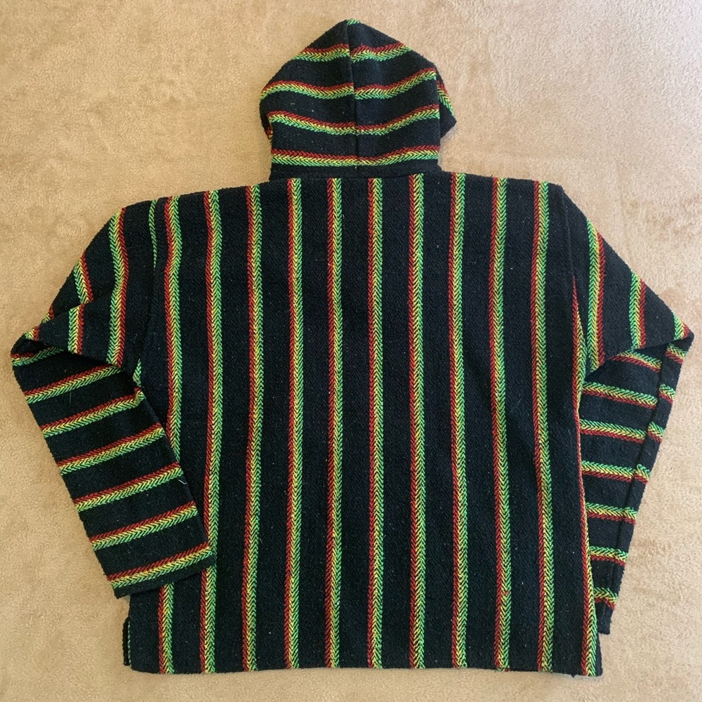 Men’s Baja Rasta Hoodie - Picture 2 of 4